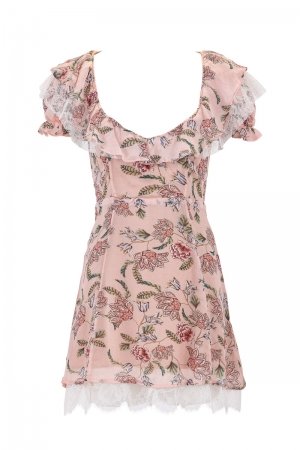 FL&L-BEE BALM MINI DRESS-Pink
