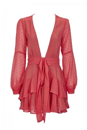 ForLove&Lemons-Pink Dress Short